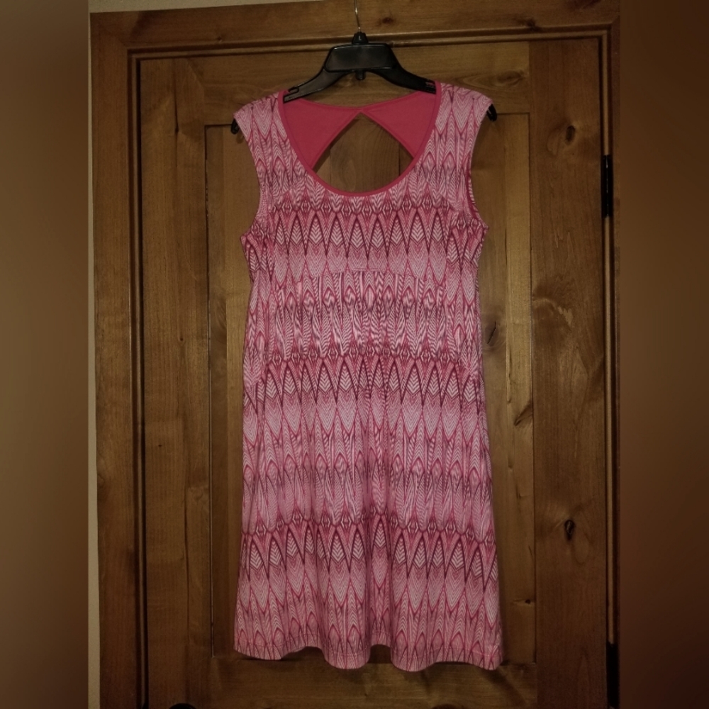 💥Title Nine Prana Pink Pattern Dress Size M